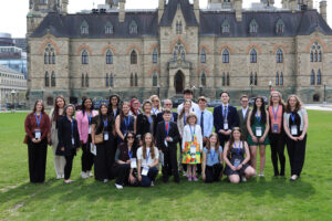 4 mai 2026 : Des membres de Breakthrough T1D sur la Colline du Parlement à Ottawa. Photo de Dave Chan.
